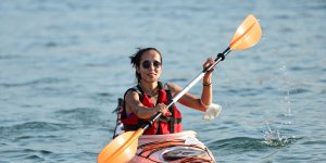 Keban Baraj Gölü, kano tutkunlarının vazgeçilmez adresi oldu