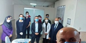 Erzurum Sağlık Müdürü Bedir'den Kovid-19 savaşçılarına moral ziyareti