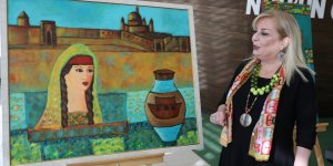 İbrahim Çeçen Vakfı Müdürü Dinçer'in "Nuh Tufanı" eserleri öğrencilere burs olacak