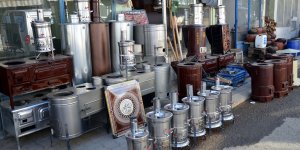 Muş'ta üretilen sac sobalar çevre illere satılıyor