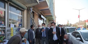 Ahlat'ta Kovid-19 denetimi