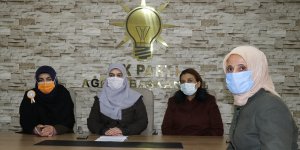 Ağrı'da AK Parti'li kadınlar şiddete karşı tek ses oldu