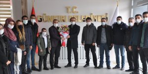 Günkırı Belediye Başkan Çetinsoy'a teşekkür plaketi
