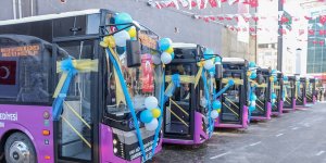 Van'da belediyenin alımını gerçekleştirdiği 22 otobüs hizmete girdi