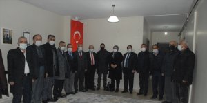 MHP İl Başkanı Salih Güngöralp, KAF Genel Başkanı Rasim Aslan'ı ziyaret etti