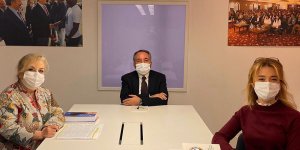 AİÇÜ Rektörü Prof. Dr. Karabulut, IC Vakfı yöneticileri ile bir araya geldi