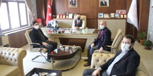 STK başkanlarından Milli Eğitim Müdürü Tekin'e ziyaret