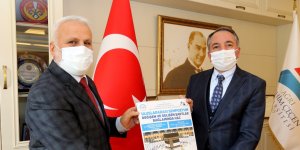 Müftü Topçu, Rektör Karabulut ile bir araya geldi