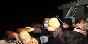 İçişleri Bakanı Soylu, yeni yıla Belbuka kalekol üs bölgesindeki askerlerle girdi