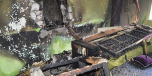 Ağrı'da müstakil evde çıkan yangında bir kişi dumandan etkilendi