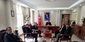 Kağızman Kaymakamı Turan Soğukoluk'a ziyaret