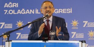 AK Parti Genel Başkan Yardımcısı Özhaseki, partisinin Ağrı kongresinde konuştu: