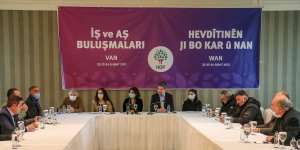 HDP Eş Genel Başkanı Buldan, Van'da iş insanlarıyla bir araya geldi: