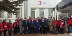 Baskil'de Türk Kızılay temsilciliği ve sosyal market açıldı