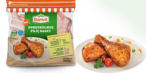 Banvit Dondurulmuş Piliç Baget Raflarda