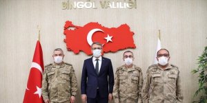 Tuğgeneral Sır'dan Bingöl Valisi Ekinci'ye ziyaret
