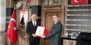 Malazgirt Belediye Başkanı Altın'dan Korkut Belediye Başkanı Sami Pekbay'a ziyaret