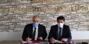 Erzurum'da "Minik Eller Toprakla Buluşuyor"