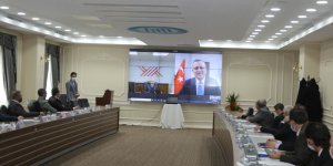 YÖK Başkanı Prof. Dr. Saraç, BEÜ toplantısına çevrimiçi olarak katıldı