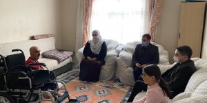Kaymakam Zeyrek'ten engelli vatandaşa ziyaret