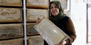 Ağrı’da emekli öğretmen Suzan Sürmeli, arıcılıkla ayda yaklaşık 600 paket bal gönderiyor