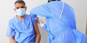 Tunceli'de il protokolü ikinci doz aşılarını oldu