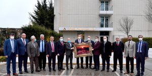 Ağrı heyetinden Hisarcıklıoğlu’na ziyaret