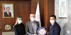 Ağrı Milli Eğitim Müdürü Tekin’e teşekkür ziyareti