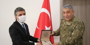 Tuğgeneral Mehmet Yasin Kalın, Oltu Kaymakamlığına ziyarette bulundu