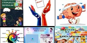 Hem eğleniyor hem öğreniyorlar