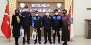 Özel eğitim gören çocuklardan Emniyet Müdürü Aslan'a ziyaret