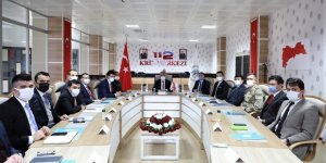 Erzincan'da İl Güvenlik ve Asayiş Koordinasyon toplantısı ile Kaymakamlar toplantısı düzenlendi