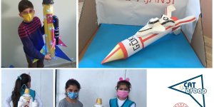 Çocuklar hayallerindeki uzay araçlarını tasarladı