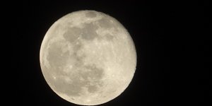 Ardahan'da muhteşem Süper Ay manzarası