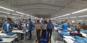 BİGİAD Başkanı İnan, Güroymak'taki tekstil atölyelerini gezdi