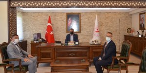 SGK heyetinden Kaymakam Çelik'e ziyaret