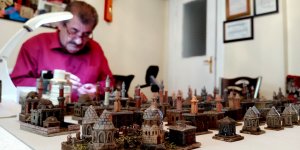 Maket sanatçısı Erzurum'un 1800'lü yıllarına hayat veriyor