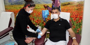 Ağrı'da Kızılay'a kan bağışı kampanyası düzenlendi