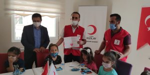 Minik yüreklerden Filistin'e destek