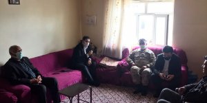 Kaymakam Ataman'dan şehit ailelerine bayram ziyareti