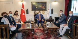 Vali Bilmez, UNHCR Türkiye Temsilcisini kabul etti