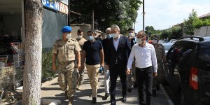 Bingöl Valisi Ekinci, Kığı ilçesinde depreme ilişkin incelemelerde bulundu: