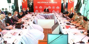 İçişleri Bakanı Süleyman Soylu, Muş'ta güvenlik toplantısına katıldı