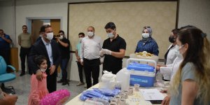 Tatvan Belediyesi personeline korona virüs aşısı yapıldı