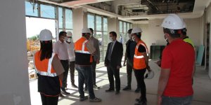 Kaymakam Demirer yapımı devam eden kamu yatırımlarını denetledi