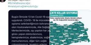 Vaka sayısı en çok azalan illerden biri olan Malatya'da aşı daveti