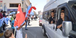 Eleşkirt'te Türkiye 3.lerine Muhteşem Karşılama Yapıldı