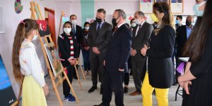 Köy okulunda görsel sanatlar atölyesi açılışı yapıldı