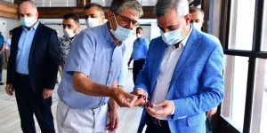 Başkan Çınar, 'en iyi kiraz' ve 'en iyi kiraz bahçesi' yarışmasının jüri heyetiyle bir araya geldi