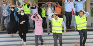 Bingöl'deki deprem ve yangın tatbikatı gerçeği aratmadı